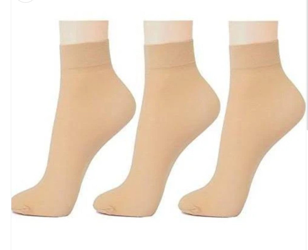 Socks cotton skin color for Women