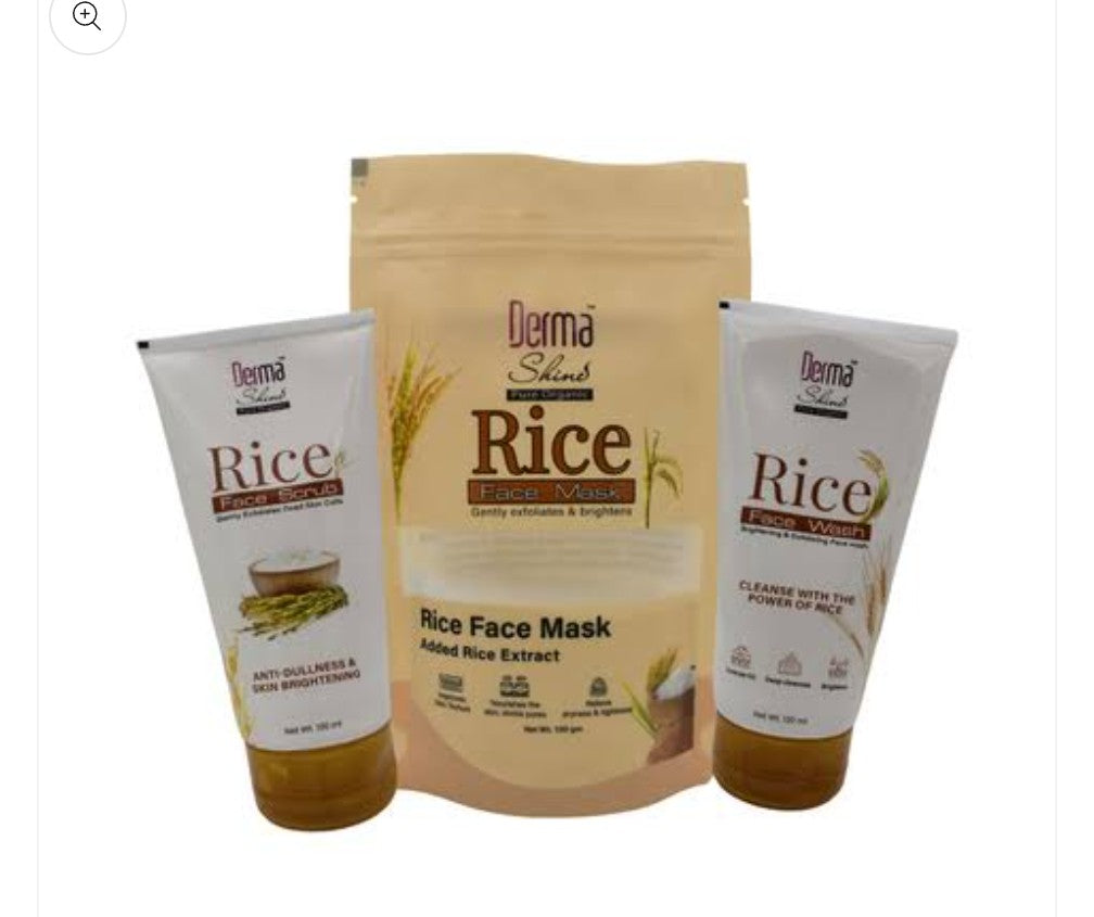 DermaShine rice facial kit