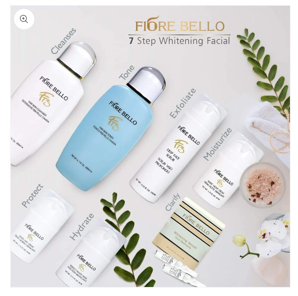 FioreBello Complete Whitening Facial made in italy