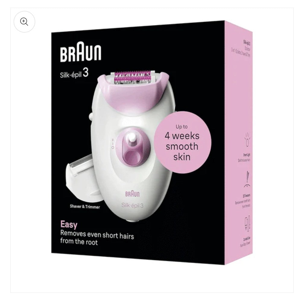Braun Silk Epil Epilate, Shave & Trim SE3-031 with 1 year warranty made in germany
