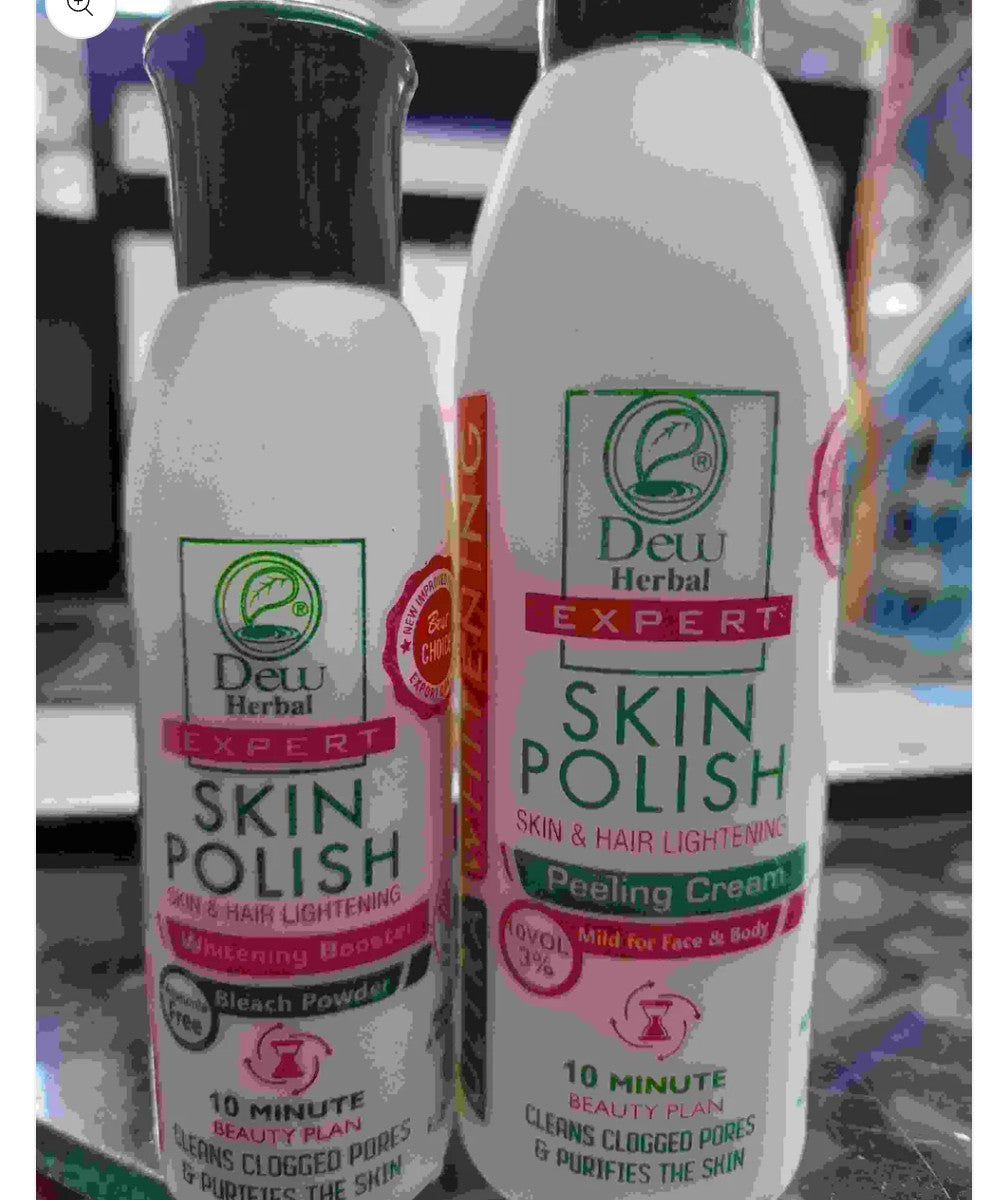 Dew Herbal Face Bleach powder+activator