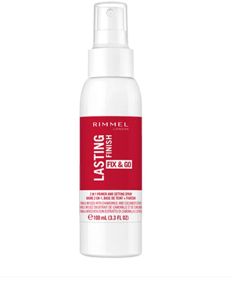 Rimmel lasting finish fix&go 2in1 primer& setting/Fixing spray FIXER 100ml