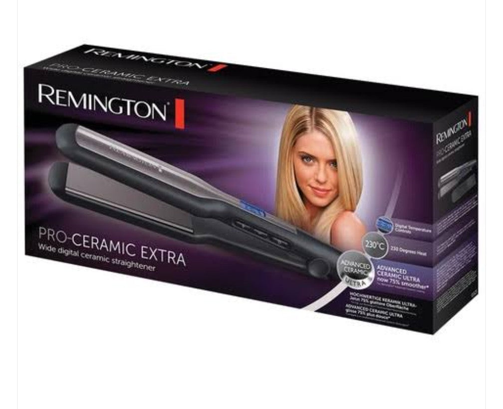 REMINGTON PRO CERAMIC EXTRA HAIR STRAIGHTENER S5525 with 1 year Warranty