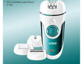 VGR V-700 4-In-1 Rechargeable Electric Female Razor Epilator Scraping Female Bikini Body Hair Removal Machine Epilator