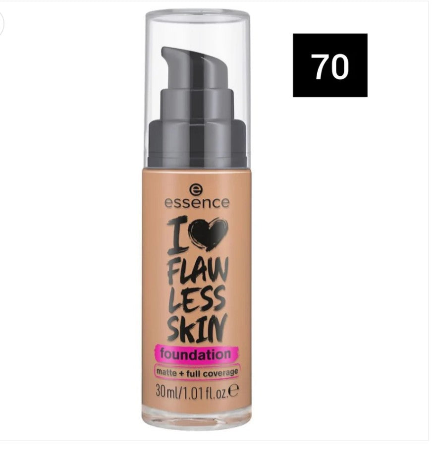 Essence i love flawless skin foundation matte+full coverage 30ml