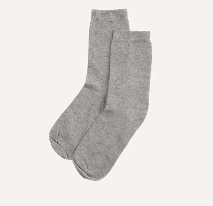 Cotton Grey Socks standard size