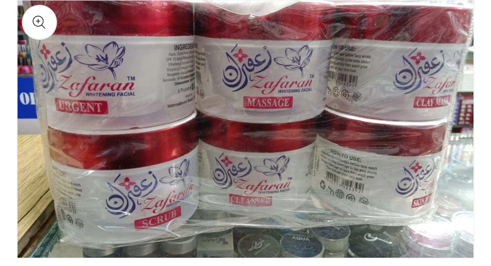 Zafaran whitening facial