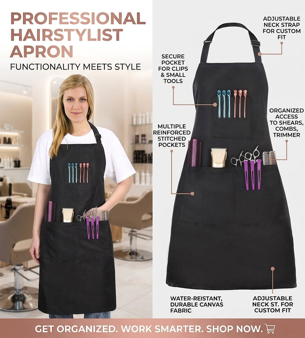 Bilko self Apron for Salon good quality with pockets