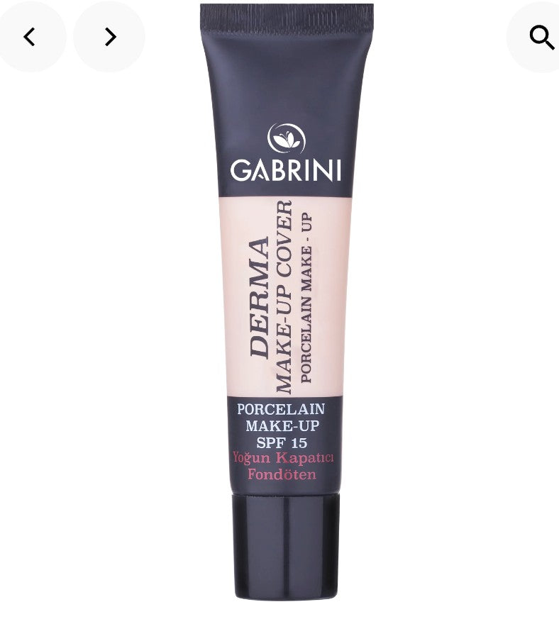 Gabrini Derma MakeUp Cover Foundation tube