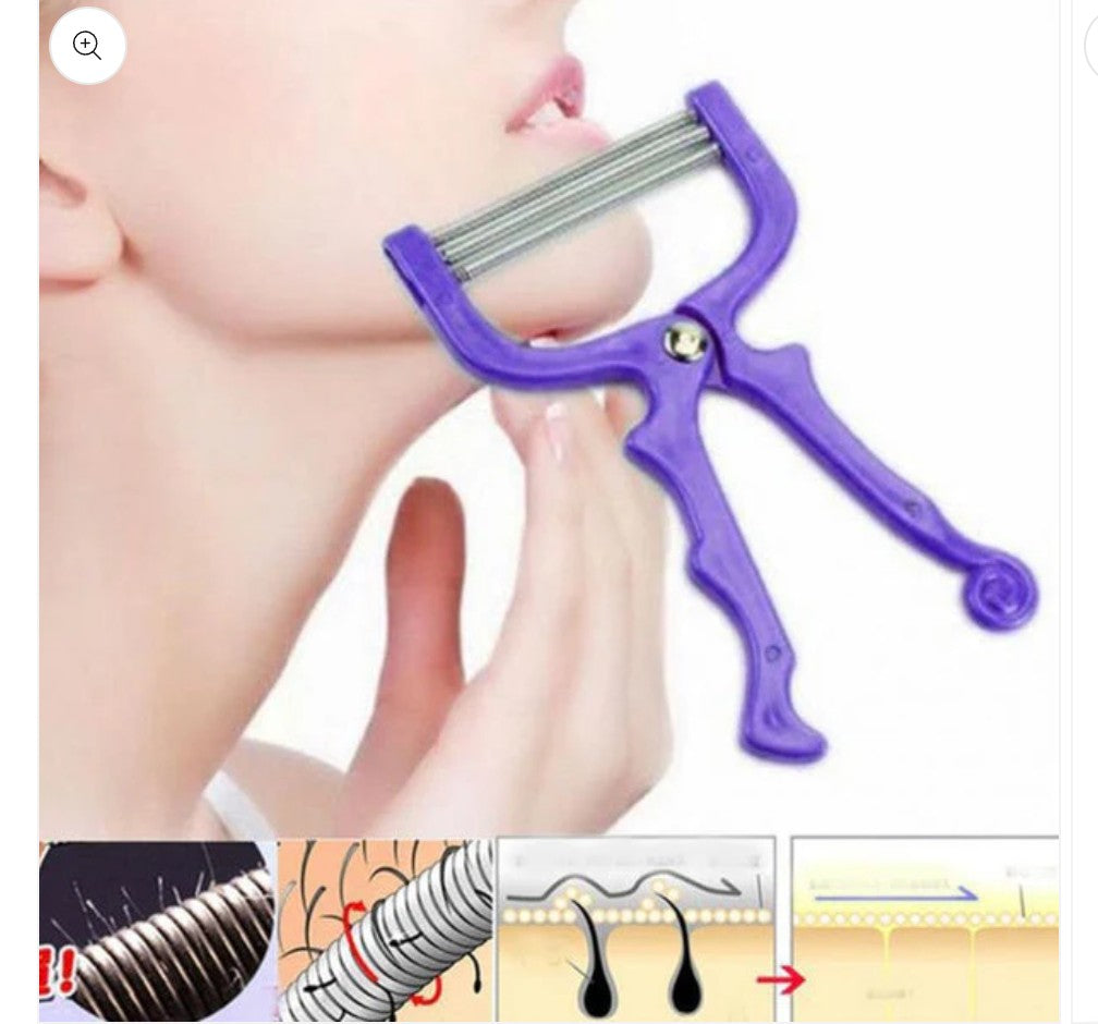 Face Epi Roller Epicure (3 In1) Professional Facial Hair Removal Threading Beauty Epilator & Extraction