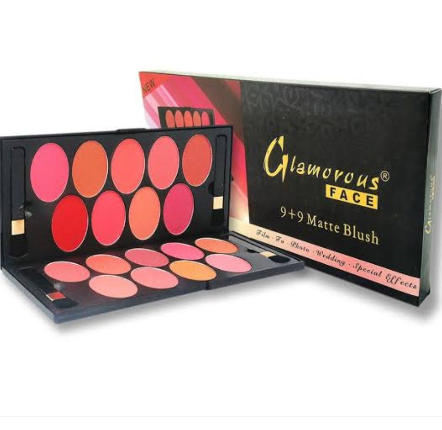 Glamorous 18 colors Matte Blush Kit