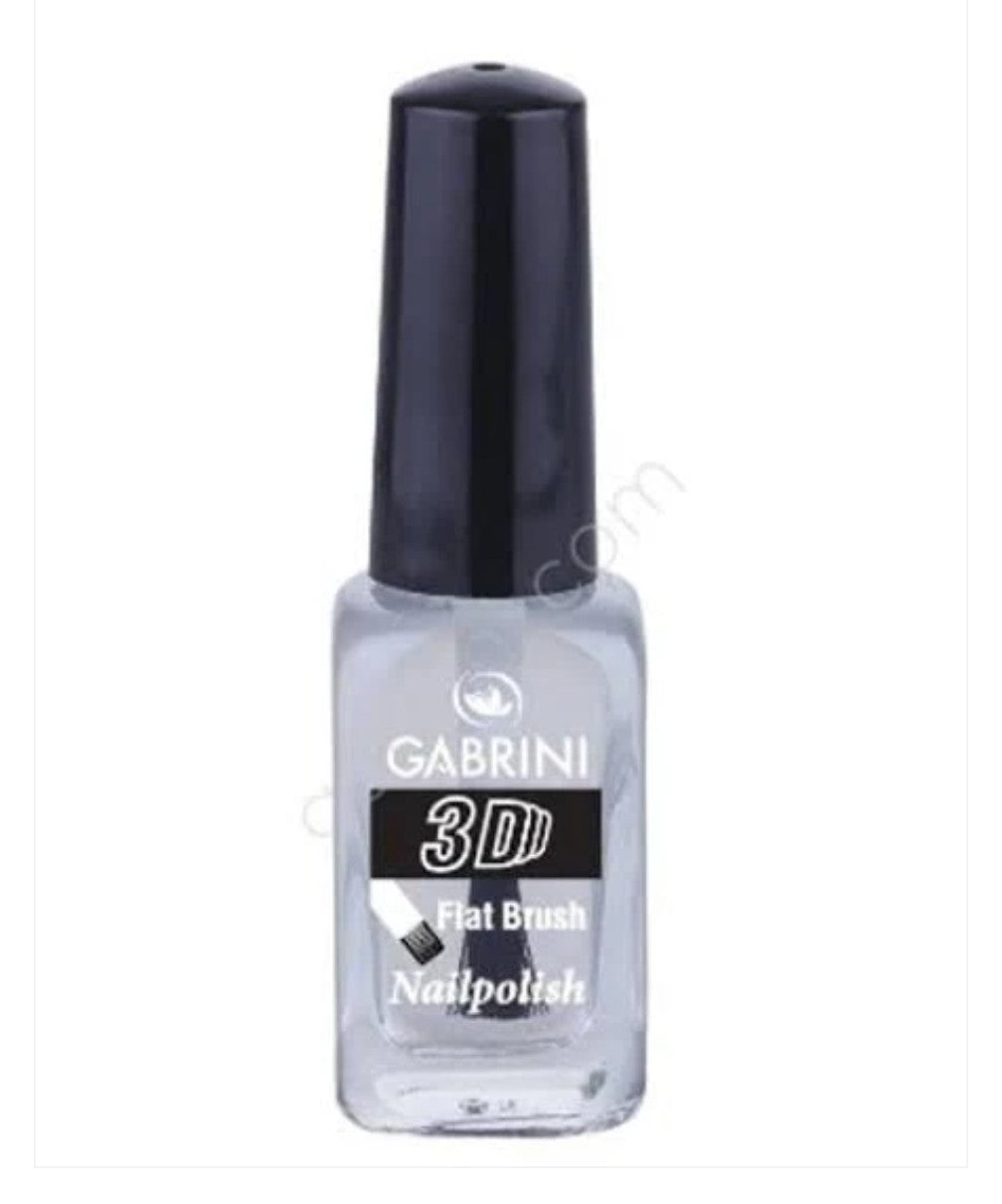 Gabrini 3d transparent Nails base top coat