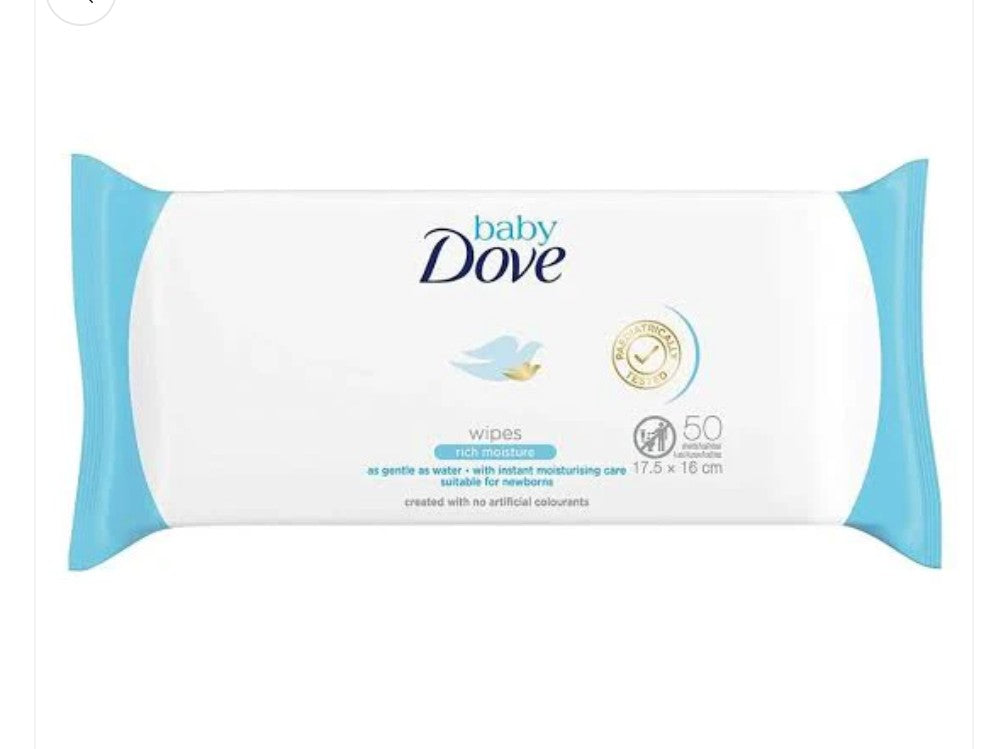 DOVE BABY WIPES RICH MOISTURE 50Sheets