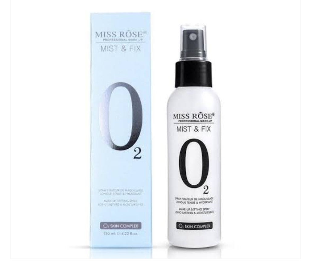 MISS ROSE O2 Mist & Fix Setting Spray FIXER 125ml