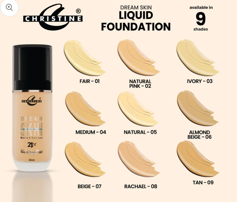 Christine dream skin liquid foundation