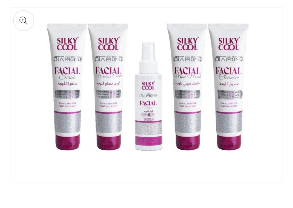 Silky cool whitening diamond complete facial