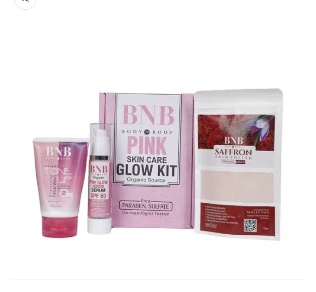 BNB Pink Skin Care Glow facial Kit