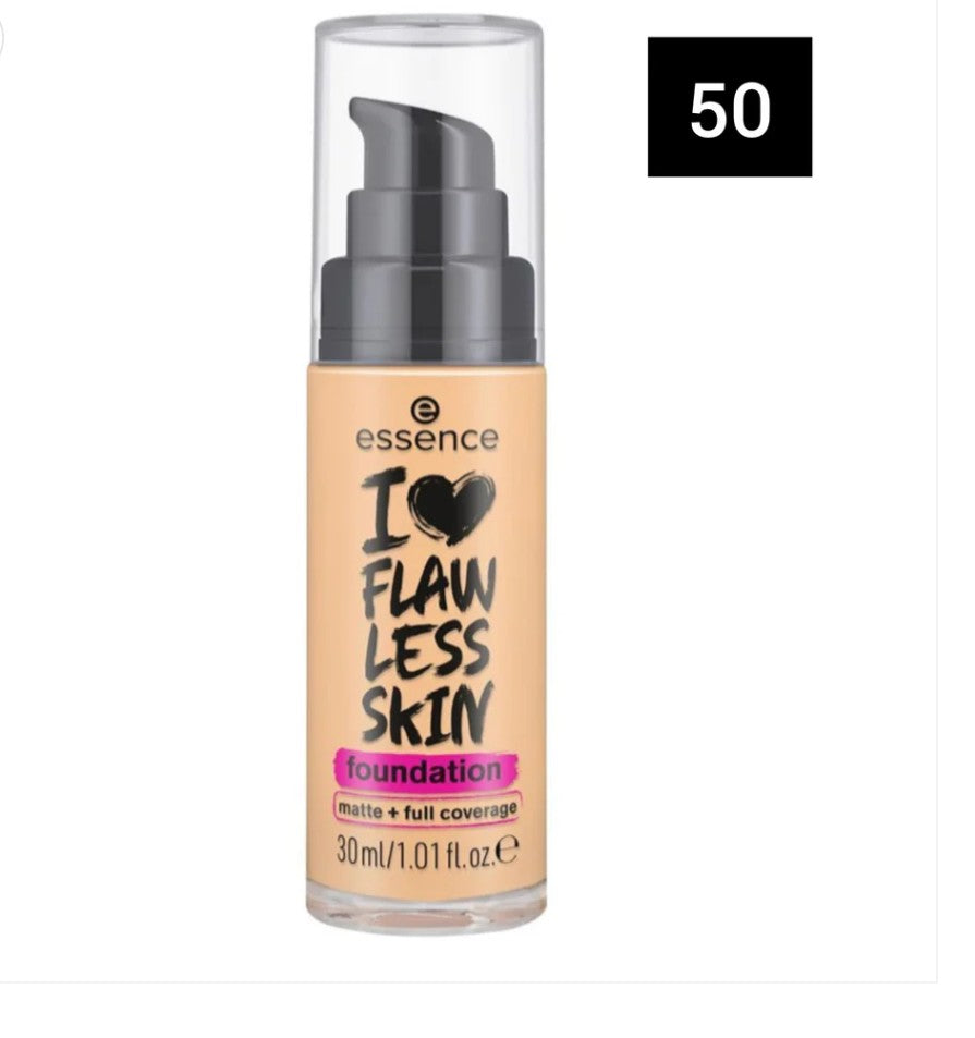 Essence i love flawless skin foundation matte+full coverage 30ml