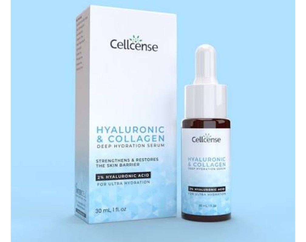 Cellcense Hyaluronic & Collagen face Serum 30ml