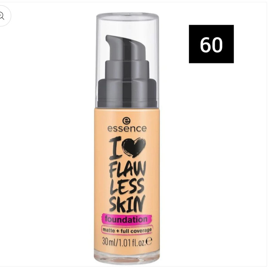 Essence i love flawless skin foundation matte+full coverage 30ml