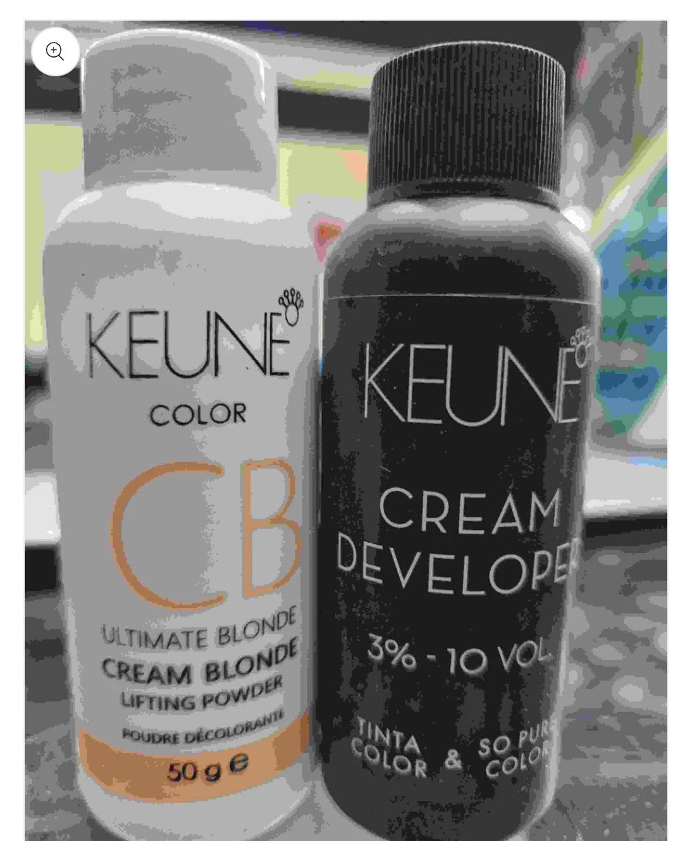 Keune face Bleach powder50gm,Activator60ml