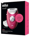 Braun Silk-épil 3 SE 3-032 Epilator, with 1 year warranty made in germany
