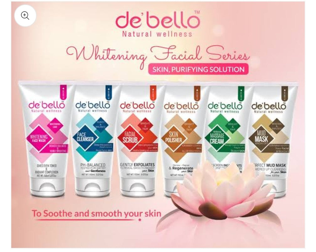 deBello Whitening Facial 6 Tubes