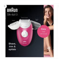 Braun 3410 Silk Epil 3 Shave, Trim Epilator With Official 1 year Warranty