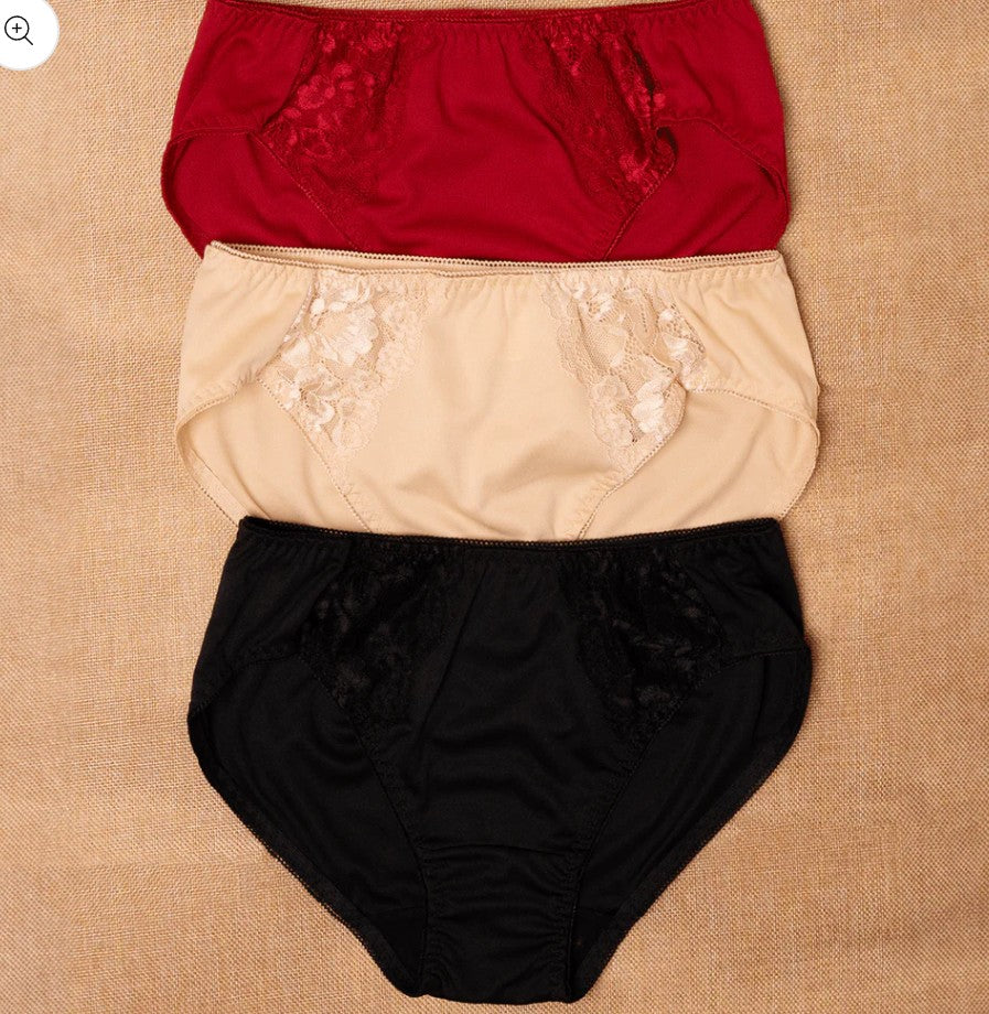 IFG Poppy Blossom 003 Brief(polyester,Jersey Fabric with Lace)