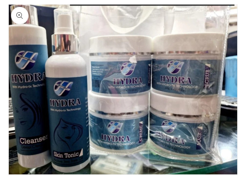 Hydra Brightening facial 6 products 300ml each