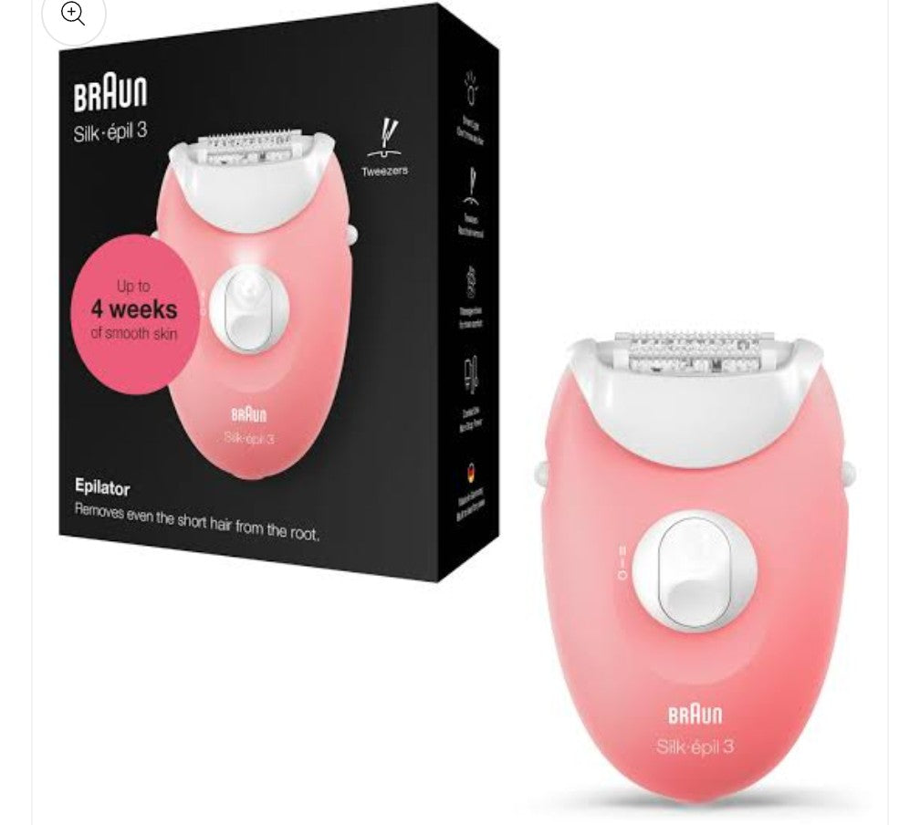 Braun Silk-epil 3-176, Epilator with 1 year warranty made in germany