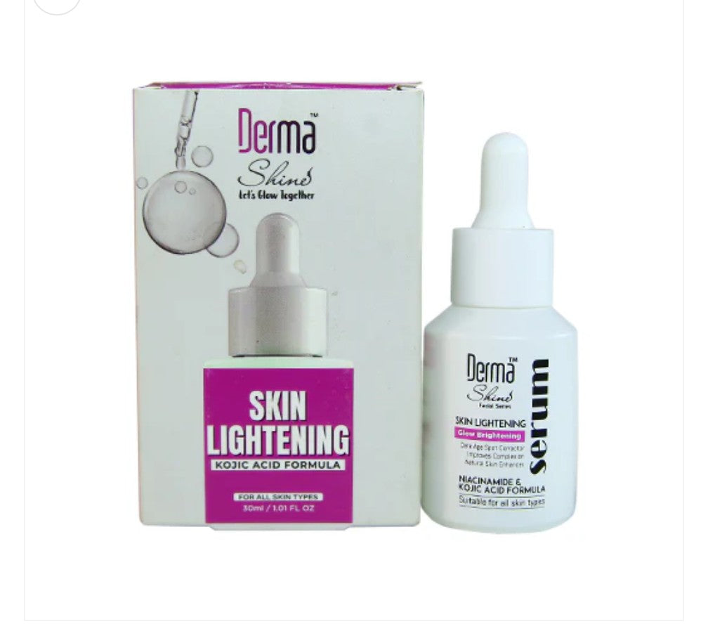 Derma Shine Skin Lightening Face Serum with Kojic Acid 30ml