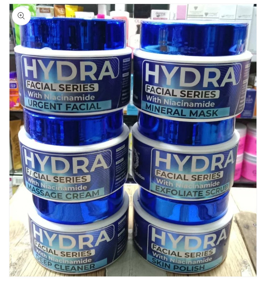 Hydra with Niacinamide complete Whitening Facial 6 Jar 300ml quantity