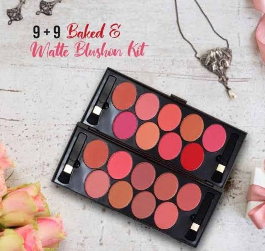 Glamorous 18 colors Matte Blush Kit