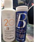 Framesi face bleach 100ml developer 20 volume 60gm powder