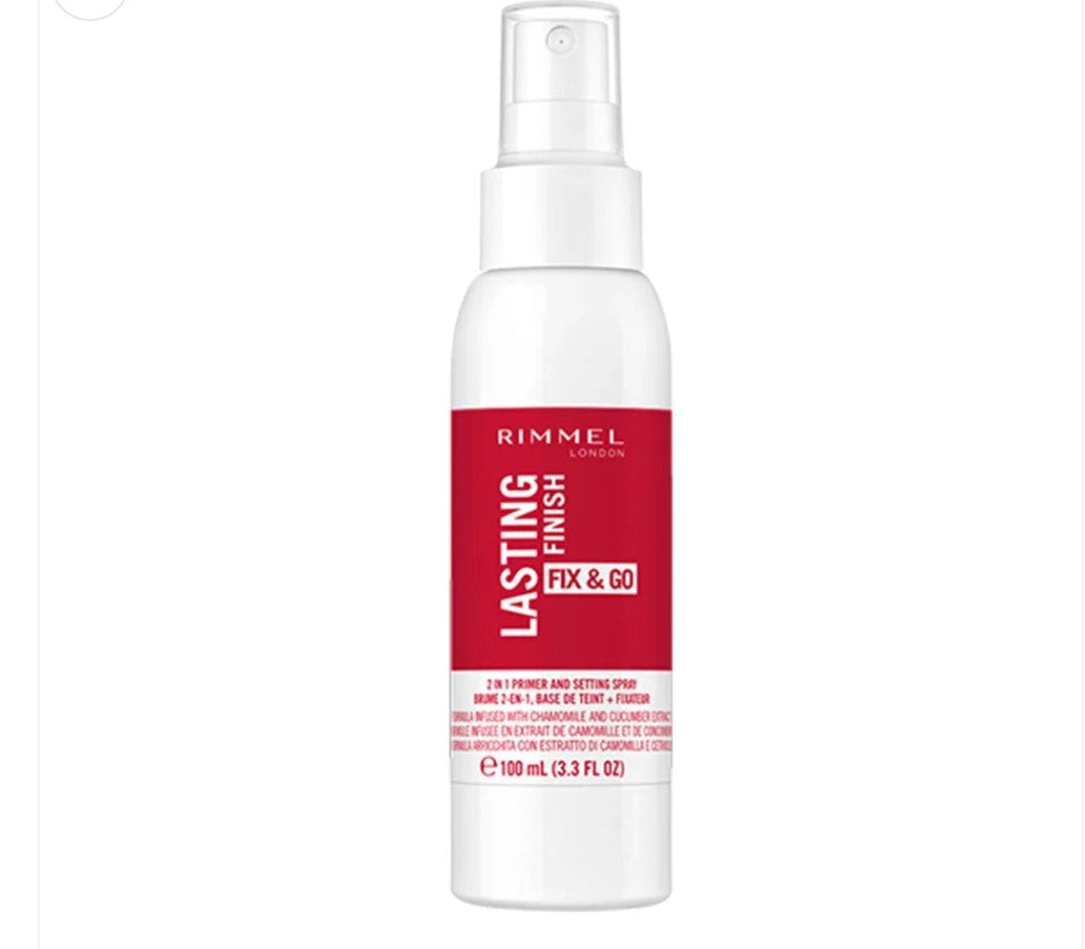 Rimmel lasting finish fix&go 2in1 primer& setting/Fixing spray FIXER 100ml