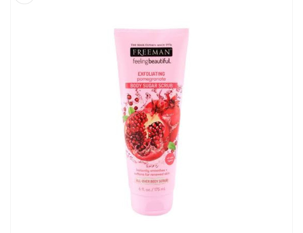 FREEMAN BODY SCRUB SUGAR POMEGRANATE 175 ML