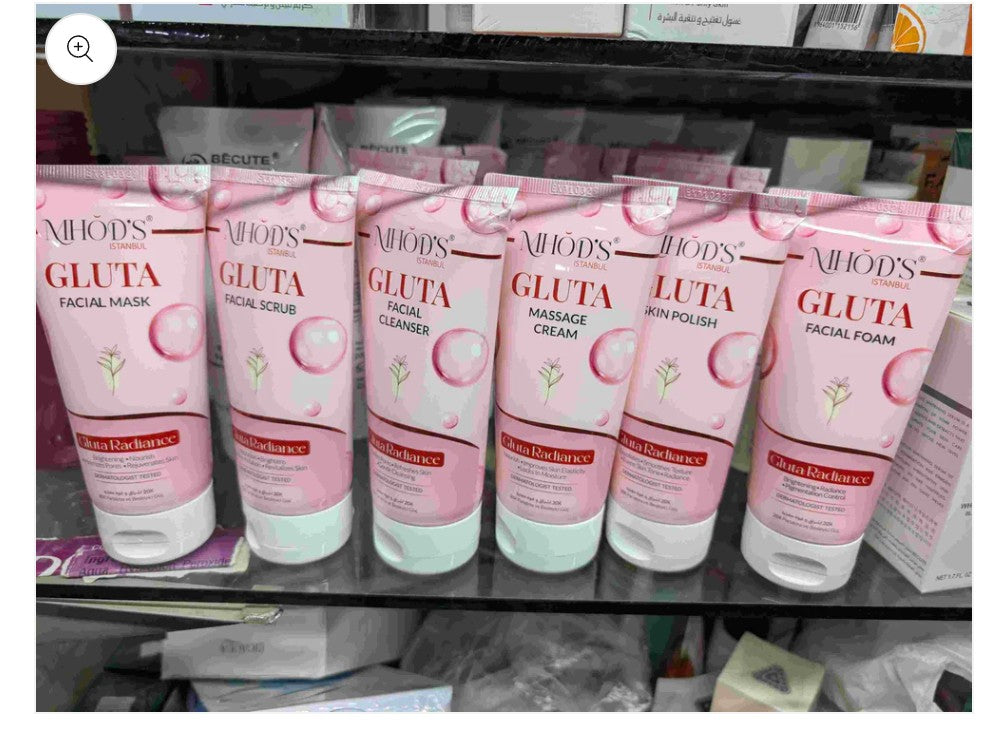 Mhods gluta complete whitening facial 6tubes 150ml each