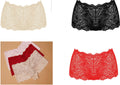 IFG poppy Blossom 001 Brief Stretchable Lace,mid-raise waist,Cotton line