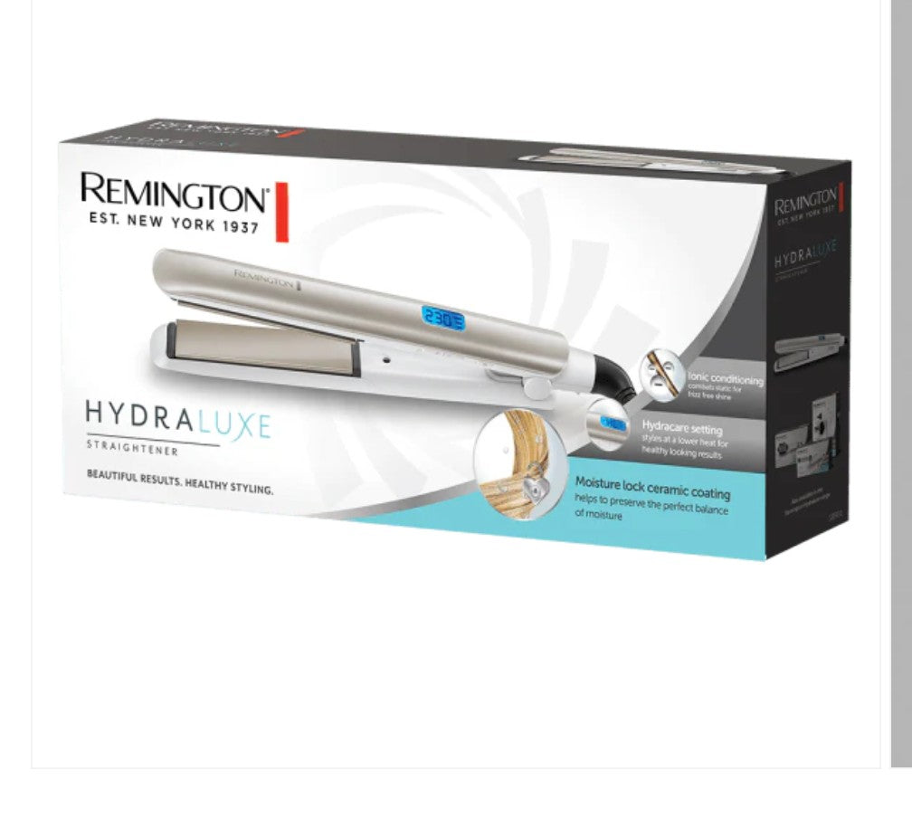 REMINGTON HAIR STRAIGHTENER HYDRALUXE S8901 with 1 Year Warranty