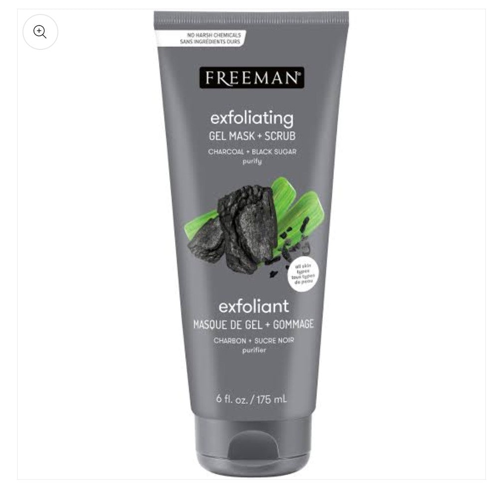 Freeman Polishing Charcoal & Black Sugar Gel Mask 175ml