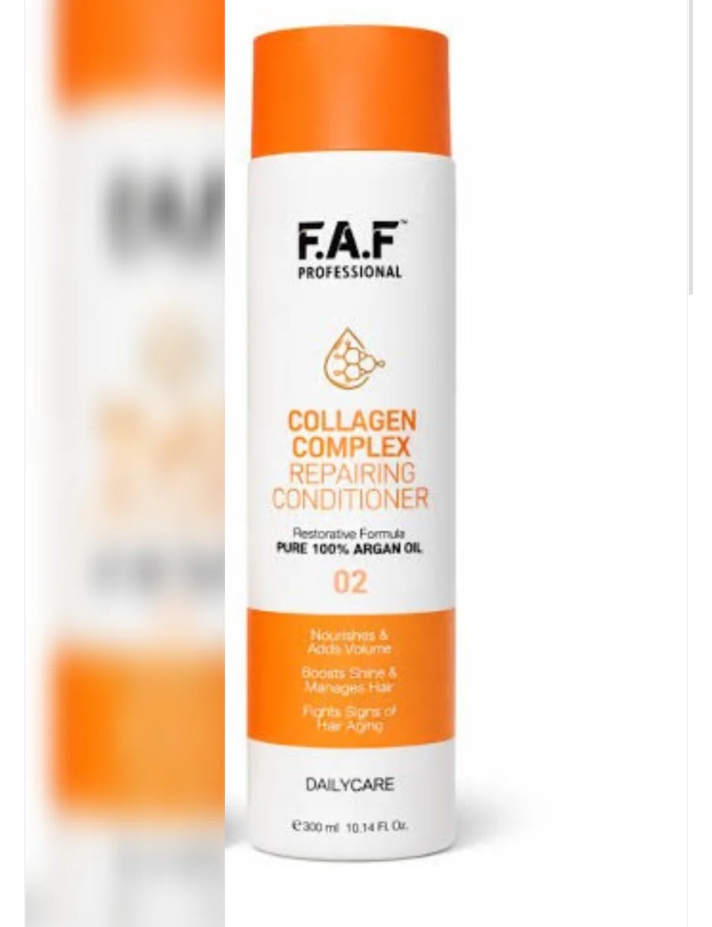 FAF Professional Collagen Complex conditioner 02 with Argan Oil – Nourishing & Repairing Hair Care 300ml