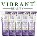 Vibrant Beauty Mini Spa Lavender + Mint Manicure Pedicure Kit hand foot kit 200ml each tube