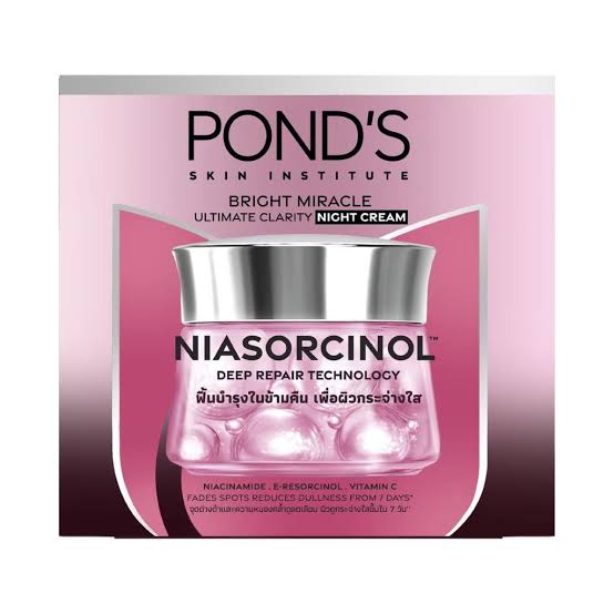Ponds Bright Miracle Niasorcinol night Cream, 45gm