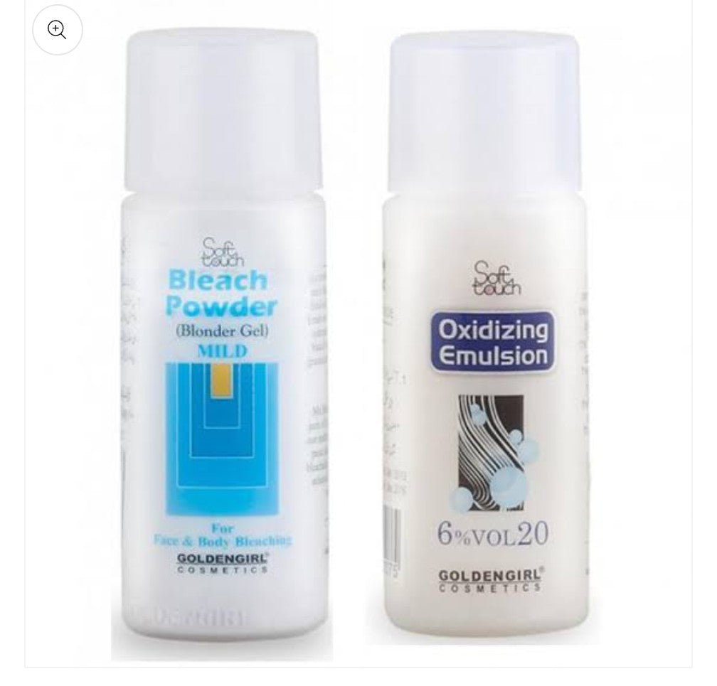Golden Girl Soft Touch Bleach powder60ml+20Volume120ml